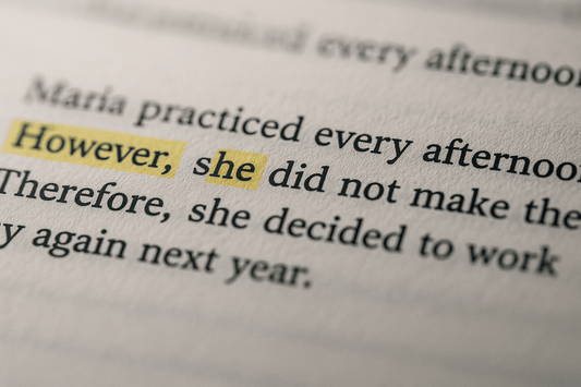 cohesive device example sentence