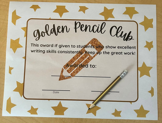 The Golden Pencil Effect: Building Independent Kindergarten Writers