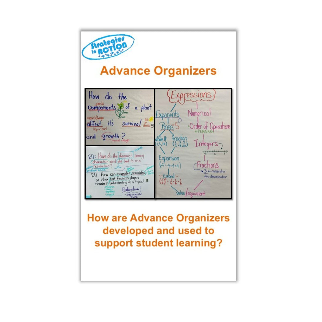 Advance Organizers - Learning - Focused