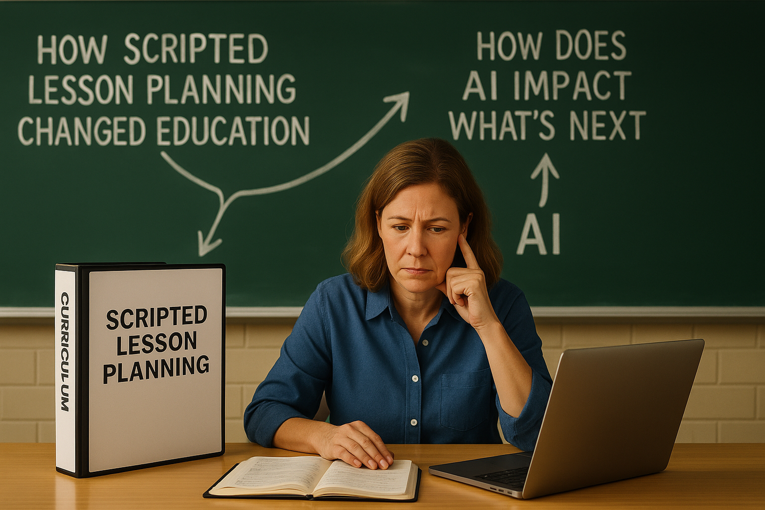 How Scripted Lesson Planning Changed Education and How Does AI Impact