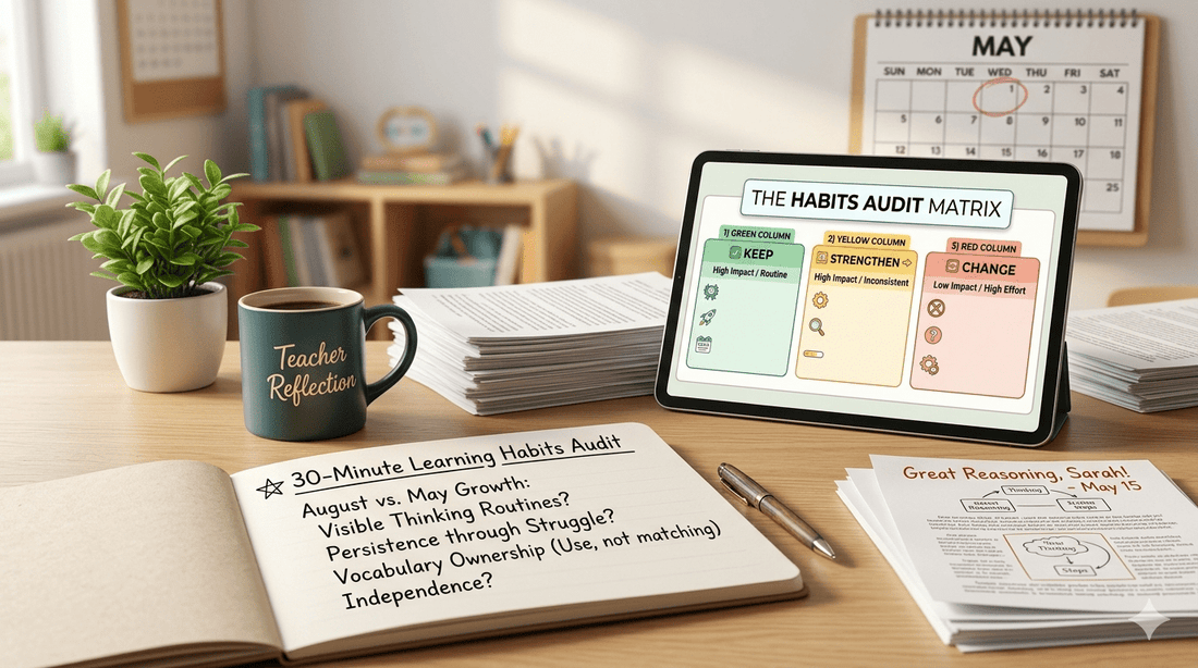End of Year Teacher Reflection: The 30-Minute Habits Audit - Learning-Focused
