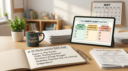 End of Year Teacher Reflection: The 30-Minute Habits Audit - Learning-Focused