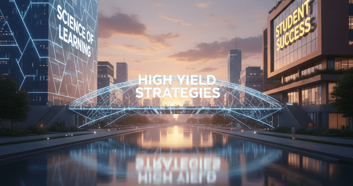 School Leaders Drive Improvement by Connecting the Science of Learning with High Yield Strategies