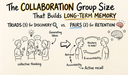 The Collaboration Group Size That Actually Builds Long-Term Memory - Learning-Focused