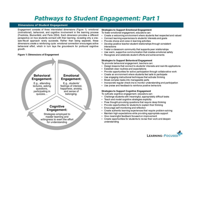Student Engagement Part 1: Collaboration, Writing, and Distributed Summarizing Flipcards - Learning - Focused